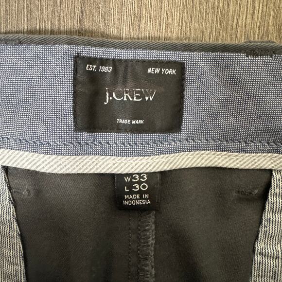 J.Crew 1040 Athletic Tapered-Fit Tech Pants Mens W33 L30 Gray Performance AU209 - Picture 6 of 10